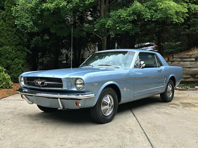 1965 Blue Ford Mustang Coupe