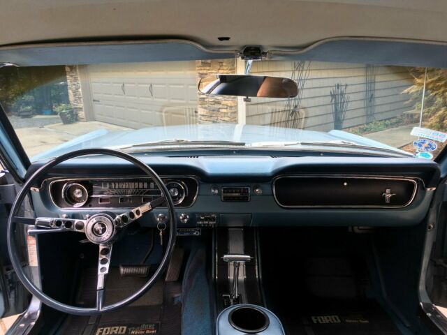 1965 Blue Ford Mustang Coupe