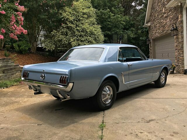 1965 Blue Ford Mustang Coupe