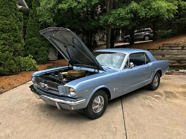 1965 Blue Ford Mustang Coupe