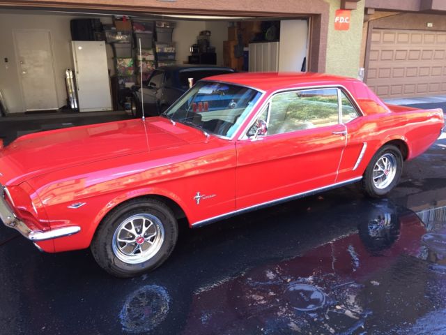 1965 Red Ford Mustang Coupe