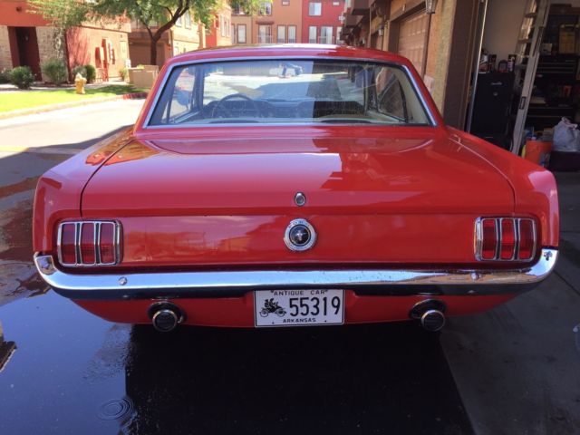 1965 Red Ford Mustang Coupe