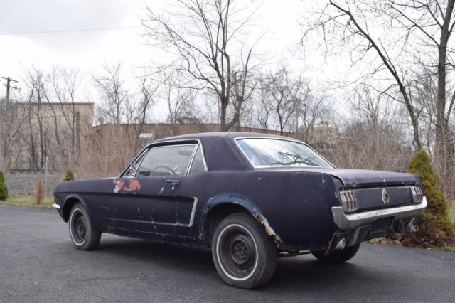 1965 Blue Ford Mustang Coupe