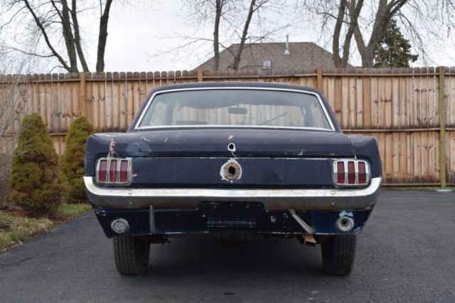 1965 Blue Ford Mustang Coupe