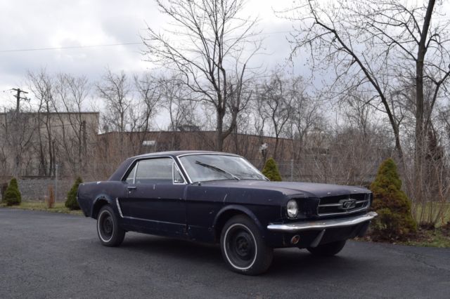 1965 Blue Ford Mustang Coupe