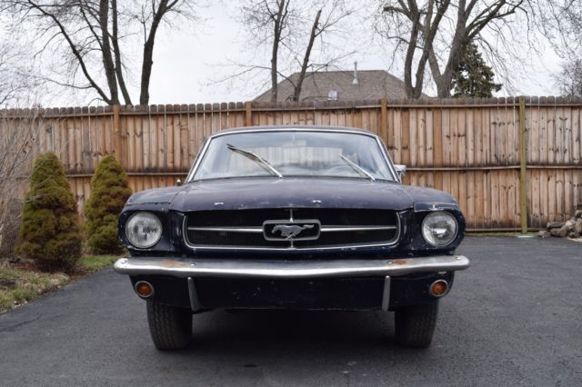 1965 Blue Ford Mustang Coupe