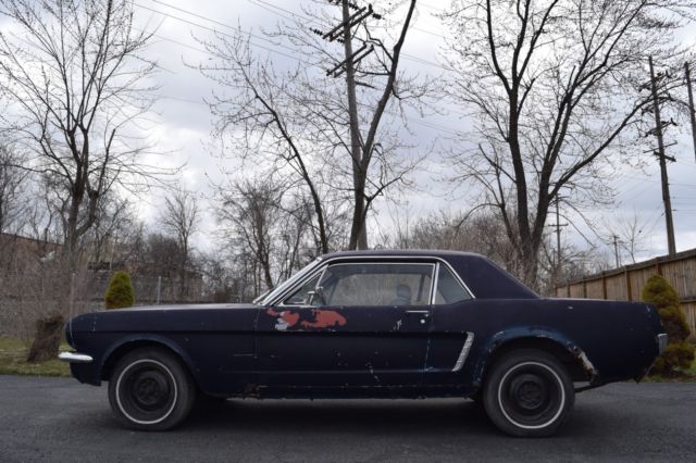 1965 Blue Ford Mustang Coupe