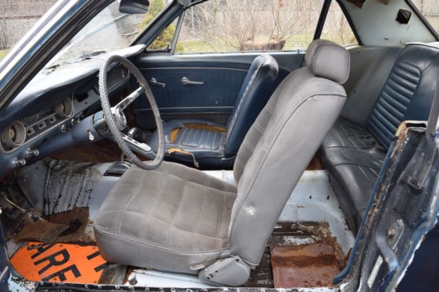 1965 Blue Ford Mustang Coupe