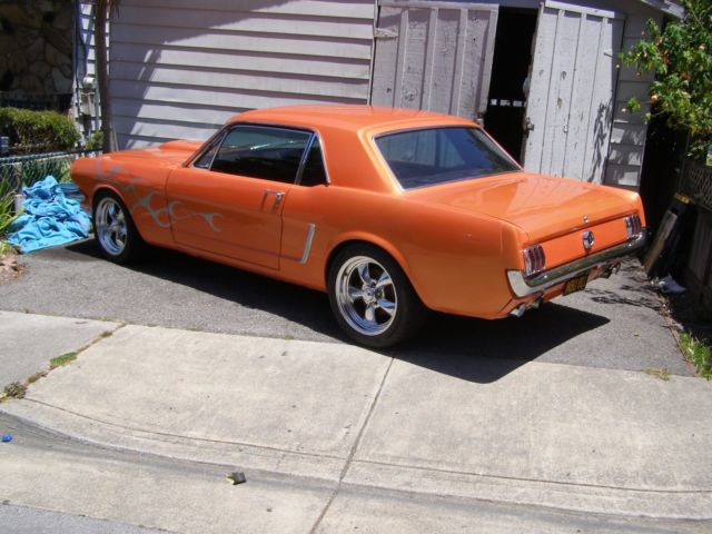 1965 Lamborghini Orange Pearl Ford Mustang Coupe