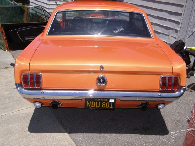 1965 Lamborghini Orange Pearl Ford Mustang Coupe