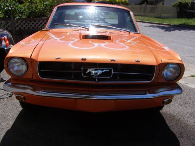 1965 Lamborghini Orange Pearl Ford Mustang Coupe