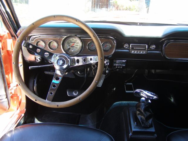 1965 Lamborghini Orange Pearl Ford Mustang Coupe