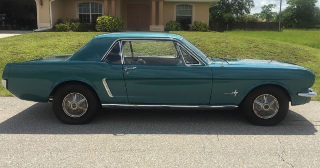 1965 Blue Ford Mustang Coupe