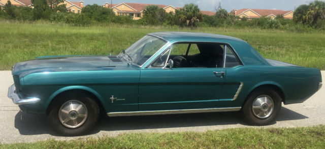 1965 Blue Ford Mustang Coupe
