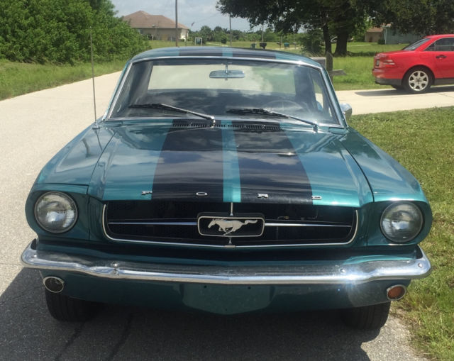 1965 Blue Ford Mustang Coupe