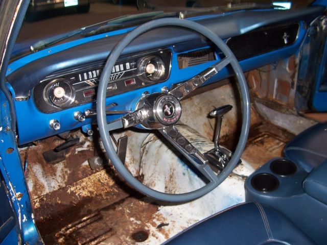 1965 Blue Ford Mustang Coupe