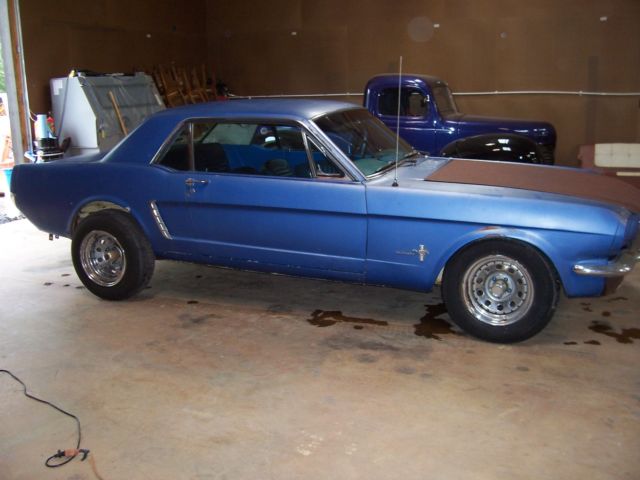 1965 Blue Ford Mustang Coupe