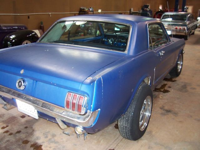 1965 Blue Ford Mustang Coupe