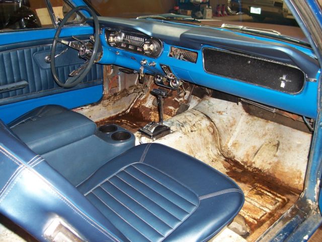 1965 Blue Ford Mustang Coupe