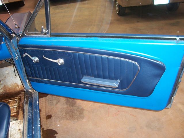 1965 Blue Ford Mustang Coupe