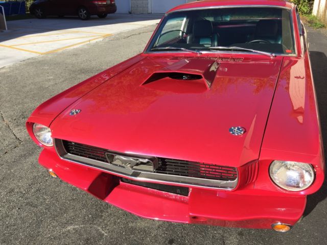 1965 Red Ford Mustang Coupe