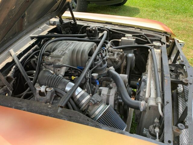 1965 Yellow and Black with painted patina Ford Mustang Coupe