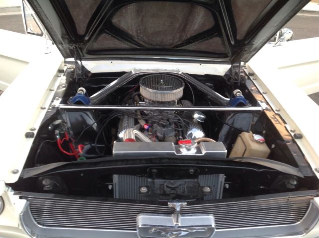 1965 White Ford Mustang Coupe