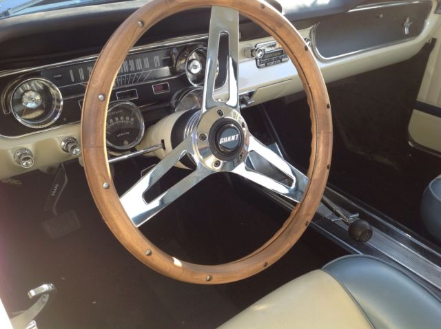 1965 White Ford Mustang Coupe