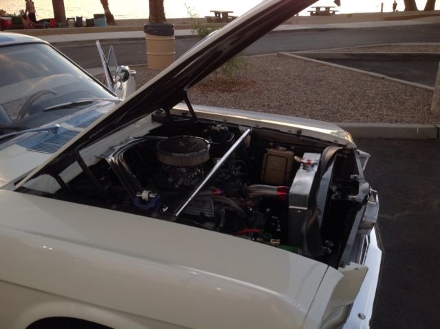1965 White Ford Mustang Coupe