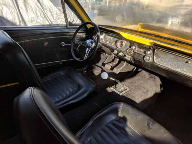 1965 Yellow Ford Mustang Coupe
