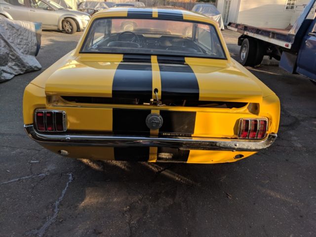 1965 Yellow Ford Mustang Coupe