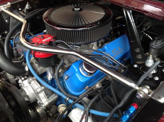 1965 Burgundy Ford Mustang Fastback