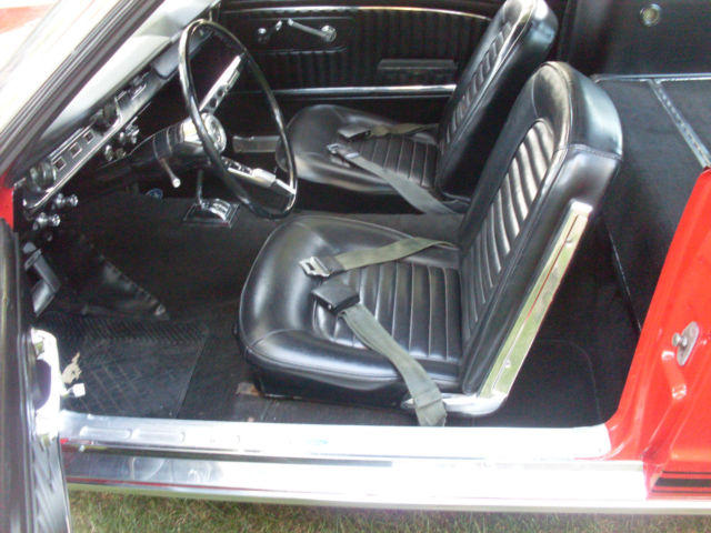 1965 Red Ford Mustang