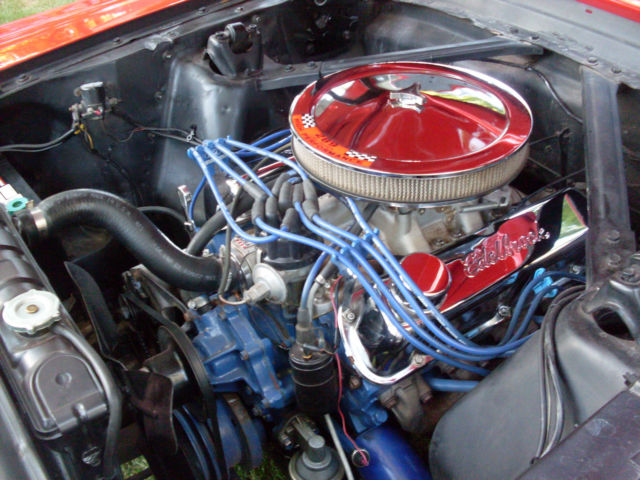 1965 Red Ford Mustang