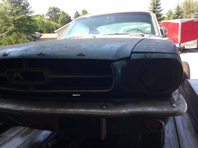 1965 Blue Ford Mustang Coupe