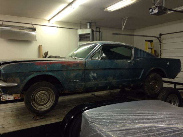 1965 Blue Ford Mustang Coupe