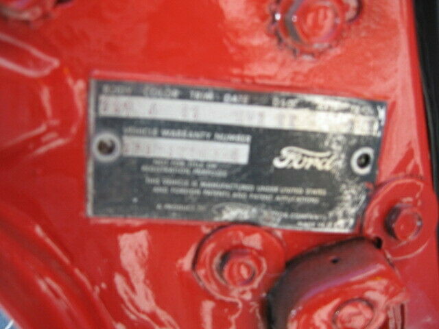 1965 Red Ford Mustang Fastback