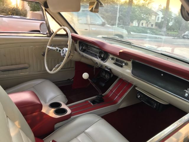 1965 Red Ford Mustang Fastback