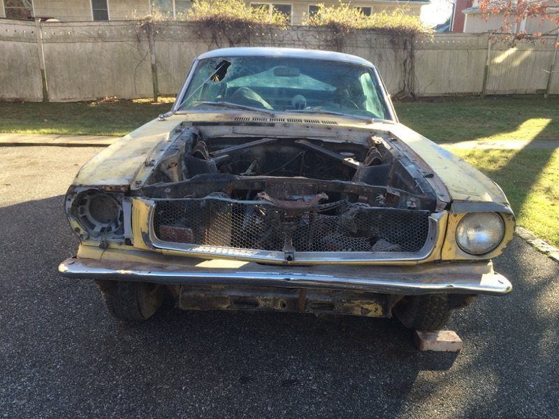 1965 Yellow Ford Mustang Fastback