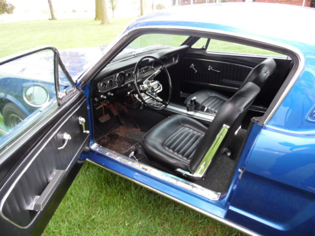 1965 Blue Ford Mustang Fastback
