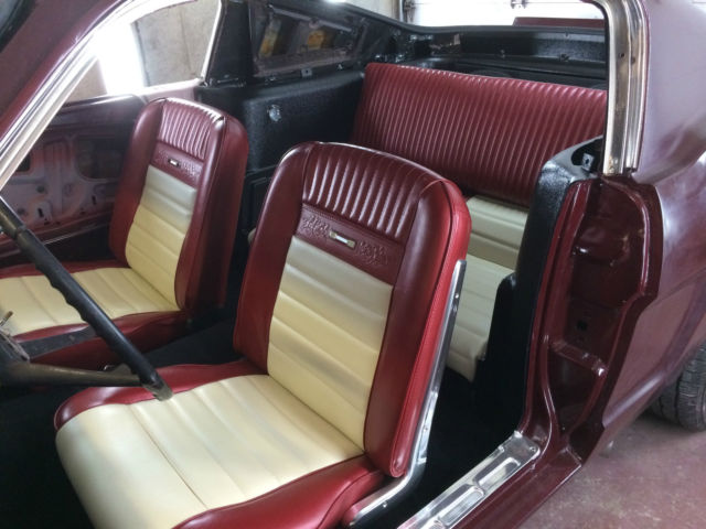 1965 Vintage Burgandy Ford Mustang Fastback