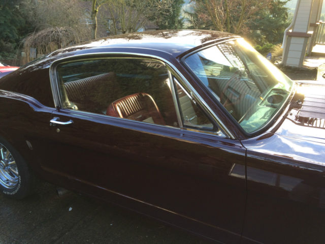 1965 Vintage Burgandy Ford Mustang Fastback