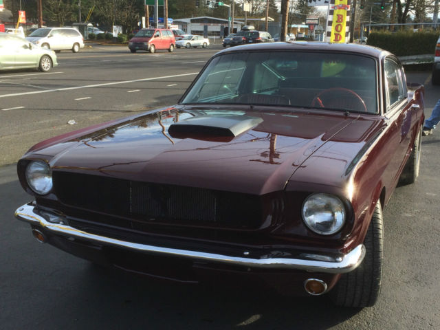 1965 Vintage Burgandy Ford Mustang Fastback