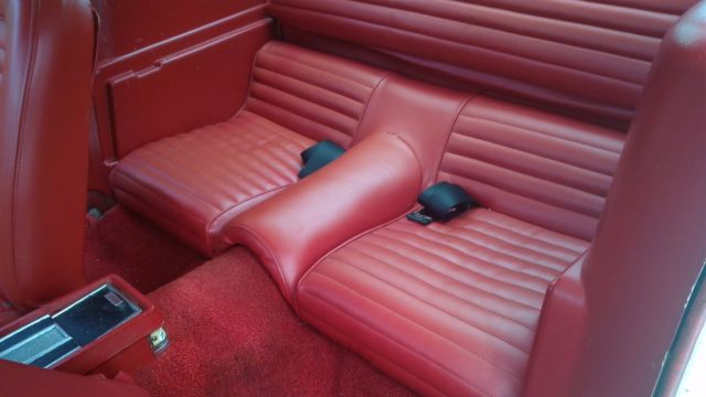 1965 White Ford Mustang