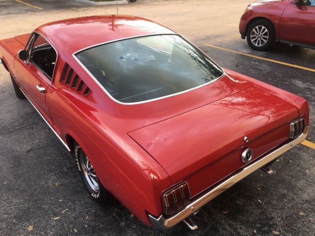 1965 Red Ford Mustang Coupe