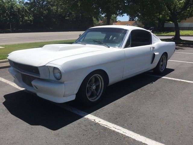 1965 White Ford Mustang Fastback