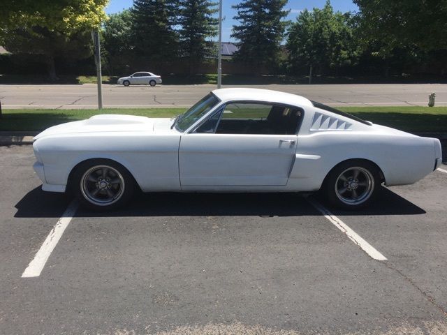 1965 White Ford Mustang Fastback