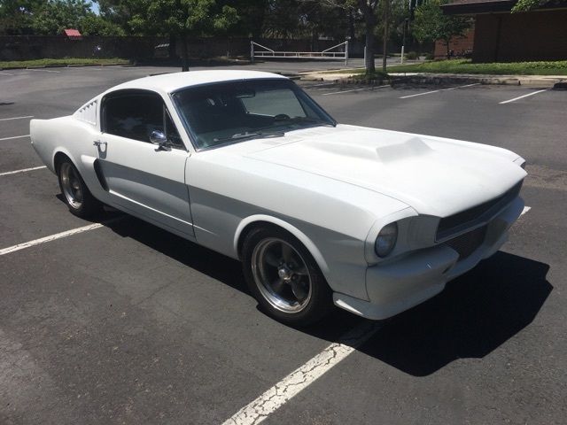 1965 White Ford Mustang Fastback