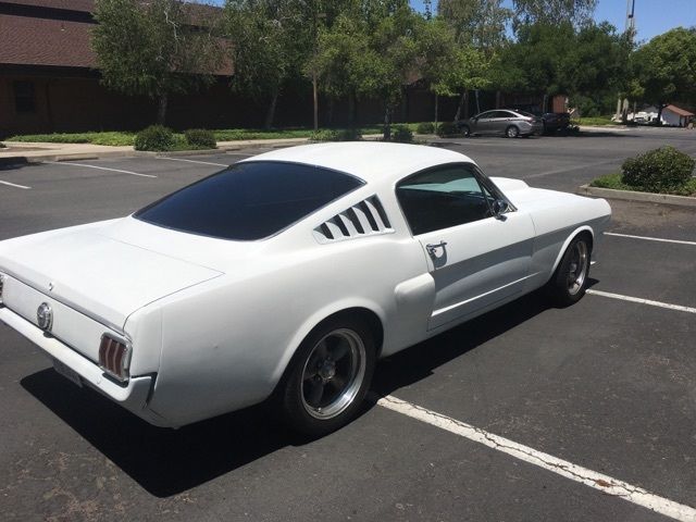 1965 White Ford Mustang Fastback