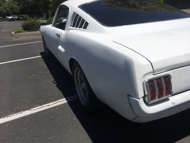1965 White Ford Mustang Fastback